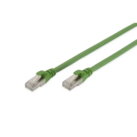 DIGITUS Patchkabel PUR, Kat. 6A, S/FTP, 15,0 m, grün – Bild 1
