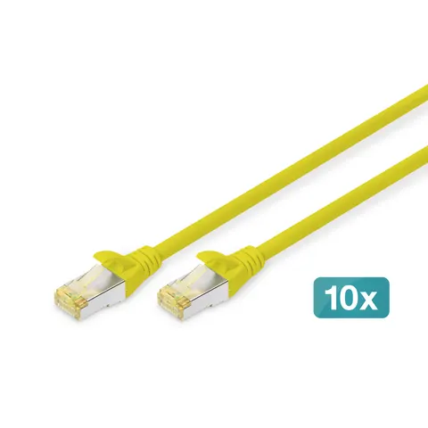 Digitus CAT 6A S/FTP Patchkabel, 10 Stück – DK1644A010Y10 – Bild 1