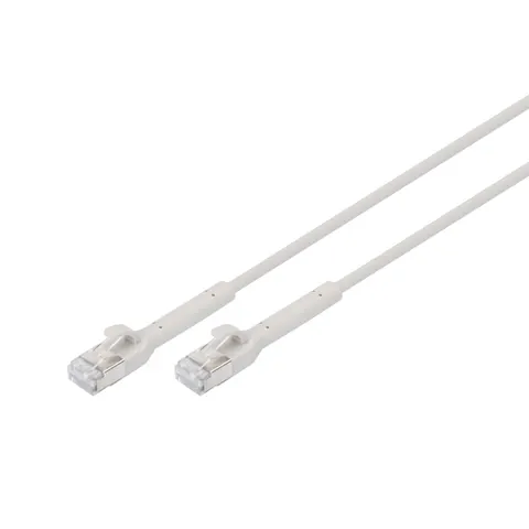 DIGITUS abwinkelbares Slim Patchkabel, Kat. 6A, F/FTP, 2,0 m – Bild 1