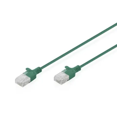 Digitus CAT 6 U-UTP Slim patch cable. 2 m. green – image 1