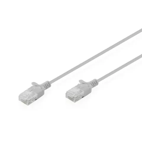 Digitus CAT 6 U-UTP Slim patch cable. 5 m. gray – image 1