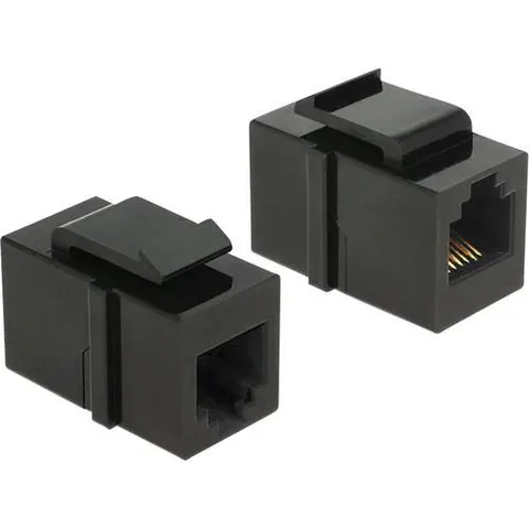 Keystone module RJ12 - zwart – afbeelding 1