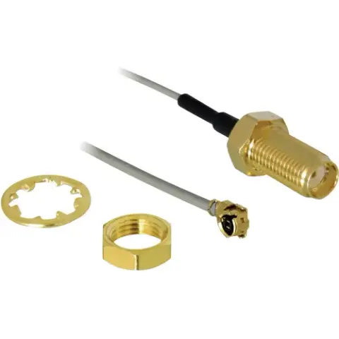 DELOCK 88419 - Cable WLAN, conector hembra SMA, conector macho I-PEX – imagen 1
