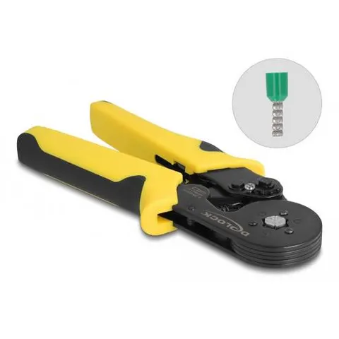 DELOCK 90561 - Self-adjusting pliers for crimping bootlace ferrules – hex – image 1