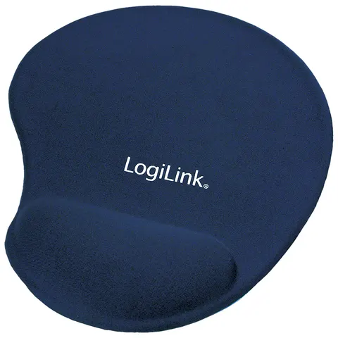 LOGILINK Maus-Pad mit Gel-Auflage, blau – Bild 1