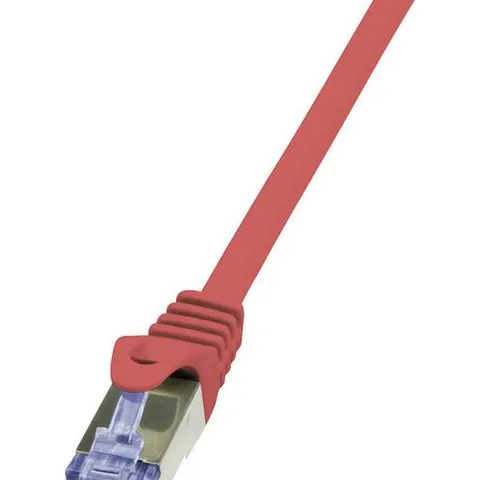 LogiLink Patchkabel, Kat. 6A, S/FTP, 0,25 m, rot – Bild 1