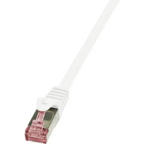 LogiLink Patchkabel, Kat. 6, S/FTP, 30,0 m, weiß – Bild 1