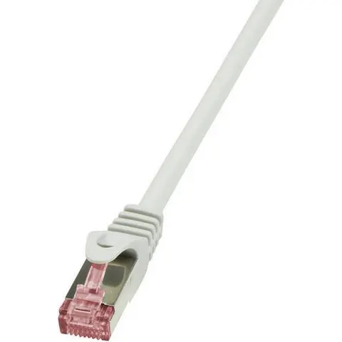 LogiLink Patchkabel, Kat. 6, S/FTP, 0,25 m, grau – Bild 1