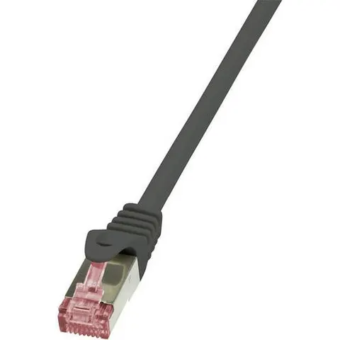 LogiLink Patchkabel, Kat. 6, S/FTP, 1,0 m, schwarz – Bild 1