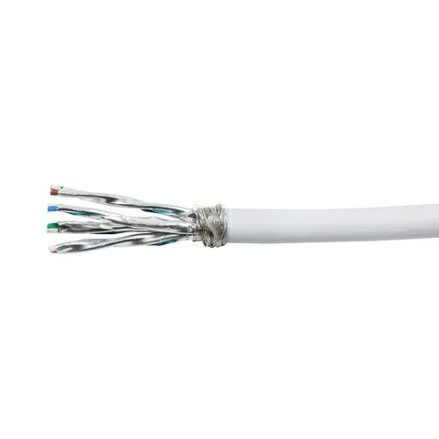 LogiLink Patchkabel PrimeLine, Kat.7, S/FTP, 100 m, weiß – Bild 1