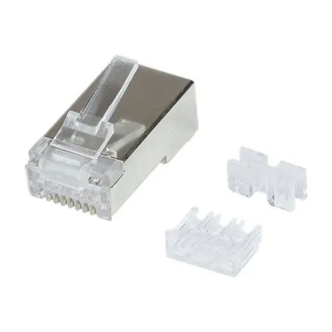 Logilink Modular RJ45 Plug Cat.6A STP, 50 Stück – Bild 1