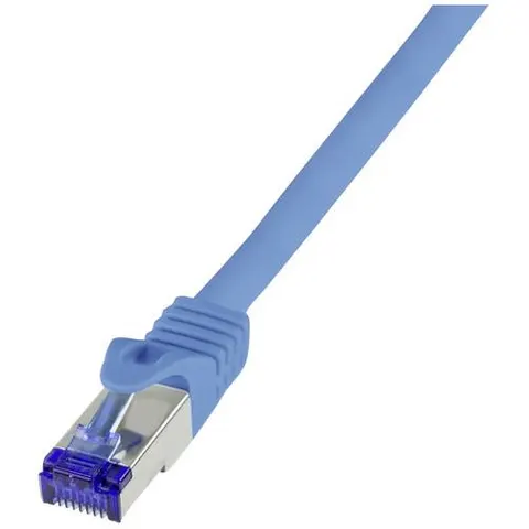 LogiLink Patchkabel Ultraflex, Kat.6A, S/FTP, 2,0 m, blau – Bild 1