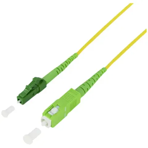 LogiLink LWL Patchkabel, SC-Stecker - LC-Stecker, OS2, 10 m – Bild 1