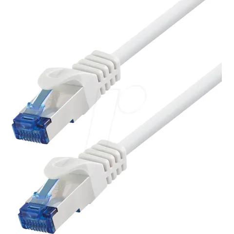 Cat.6a Patchkabel, Cca S/Ftp Lszh, Weiß – 082357 – Bild 1