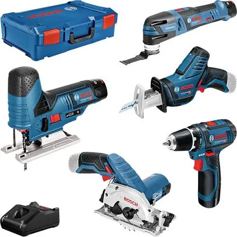 BOSCH Professional Combo-Kit Elektrowerkzeug-Set, 12V – Bild 1