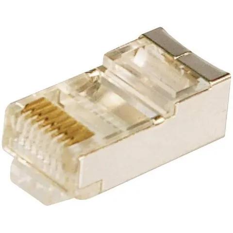 LOGILINK MP0003 - Conector modular CAT5e apantallado, 100 uds. – imagen 1