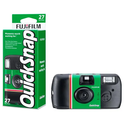 Fujifilm Quicksnap Flash Single Use Disposable 35mm Camera – image 1