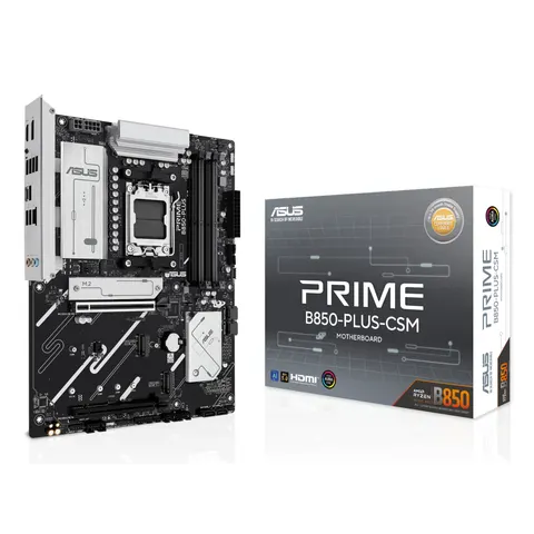 ASUS PRIME B850-PLUS-CSM Mainboard – Schwarz – Bild 1