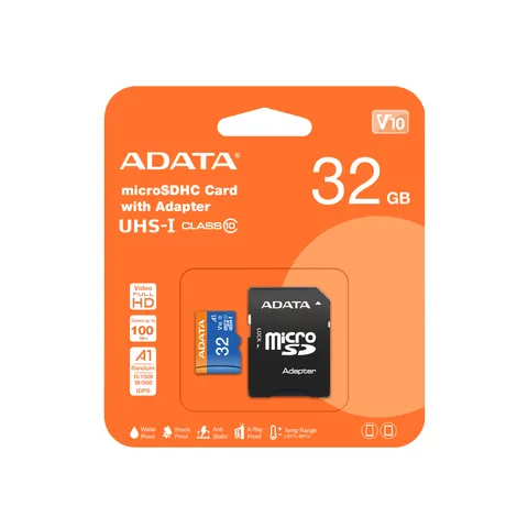 Adata MicroSDHC card with adapter 32 GB – afbeelding 1