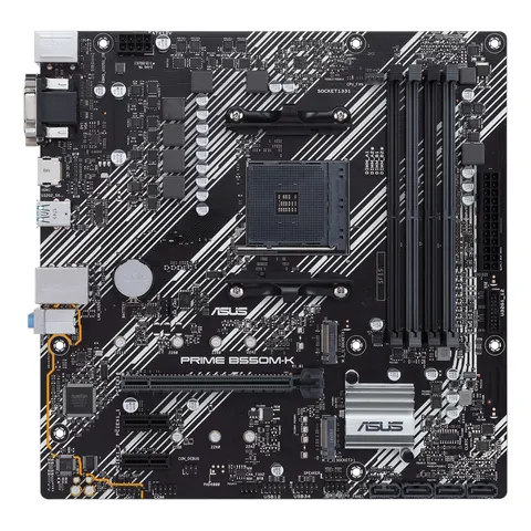 ASUS PRIME B550M-K – Schwarz – Bild 1