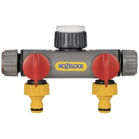 Hozelock 2-Way Tap Connector 1/2 - 1In Bsp – image 1