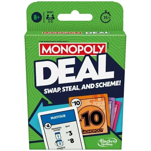 Hasbro Monopoly Deal Card Game – image 1