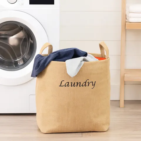 Natural Bag | Jute Hessian Laundry – image 1