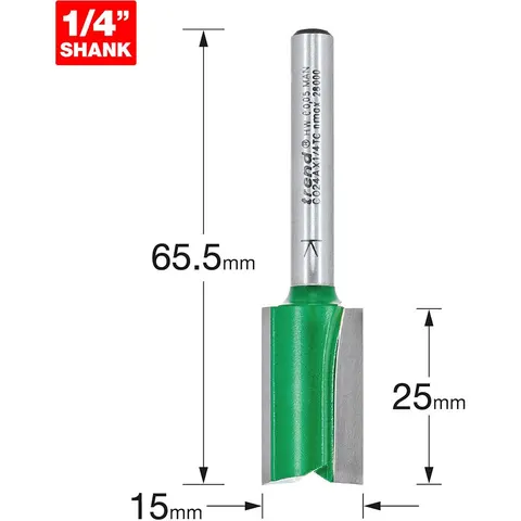 Trend CRAFTPRO Two Flute Straight Router Cutter – C024AX14TC – image 1