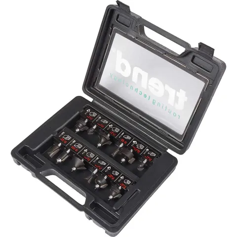 Trend 12 Piece 8mm Shank Starter Router Cutter Set – image 1
