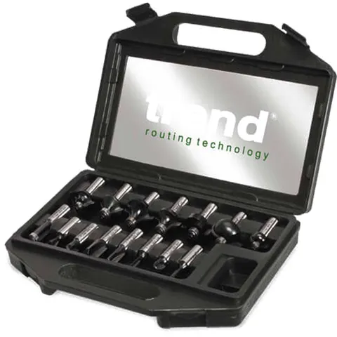 Trend 15 Piece 1/2 Shank Router Cutter Starter Set – image 1