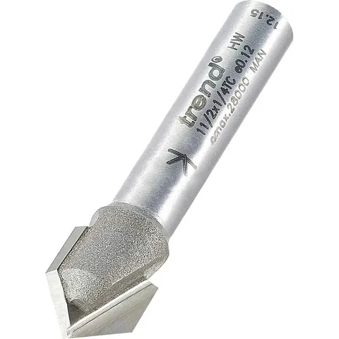 Trend Chamfer V Groove Router Cutter – 112X14TC – image 1