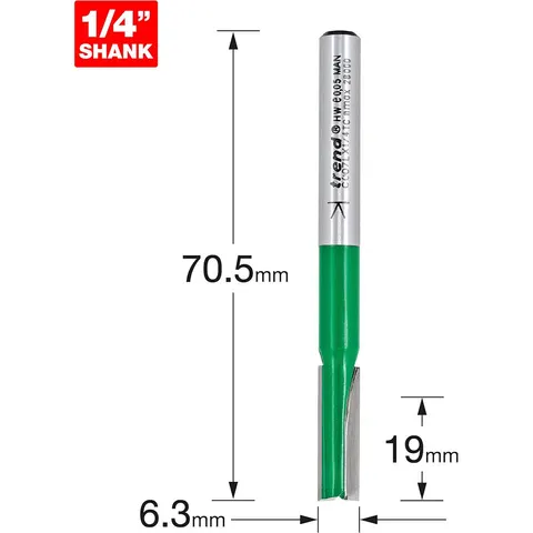 Trend CRAFTPRO Two Flute Deep Pocket Router Cutter – image 1