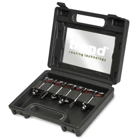 Trend 6 Piece 1/4 Shank Router Cutter Starter Set – image 1