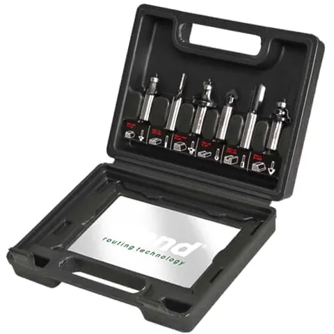 Trend 6 Piece 1/2 Shank Router Cutter Starter Set – image 1