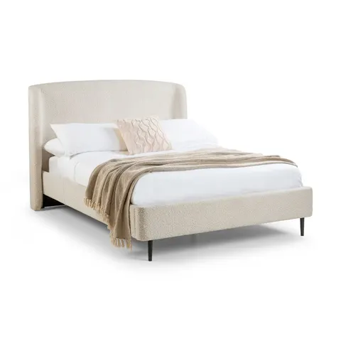 Julian Bowen Eden Double Boucle Bedframe - Ivory – Ivory Double – image 1