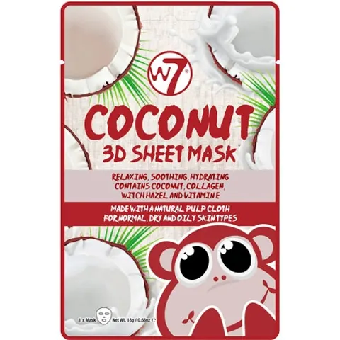 W7 3D Kokosnoot Masker – afbeelding 1