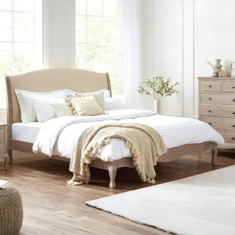 Julian Bowen Camille Double Bedframe - Neutral – Neutral Double – image 1