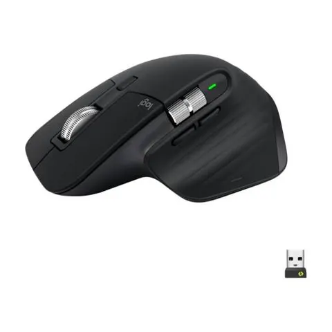 Logitech MX Master 3S Performance kabellose Maus - schwarz – Bild 1
