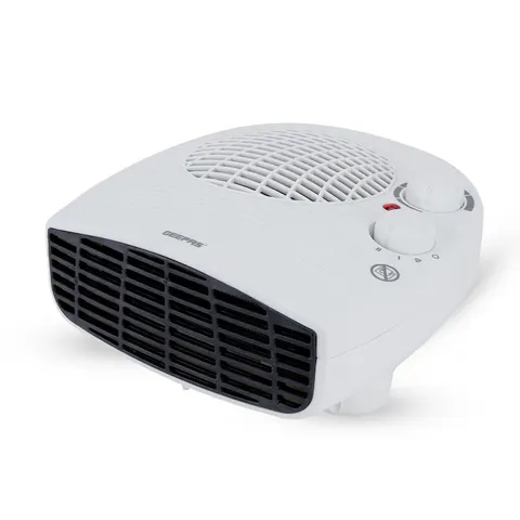 Geepas portable flat fan heater 2000w, white – image 1
