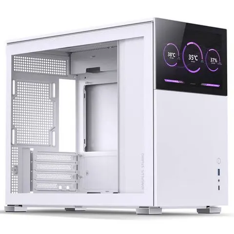 Jonsbo D31 Screen Micro-Tower PC-Gehäuse Weiß – Bild 1