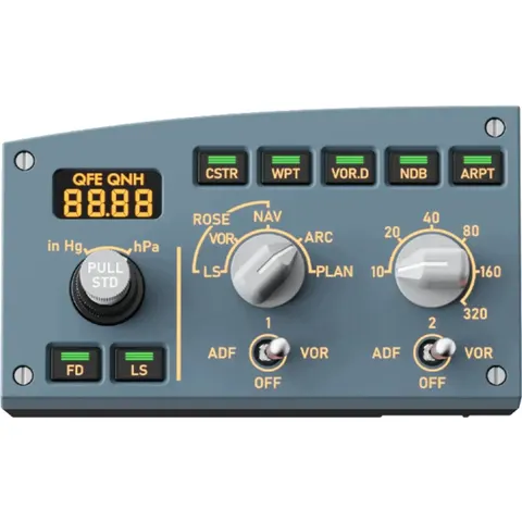 MOZA MA3F EFCM-L - Airbus A320 EFIS-linkermodule voor pc – afbeelding 1