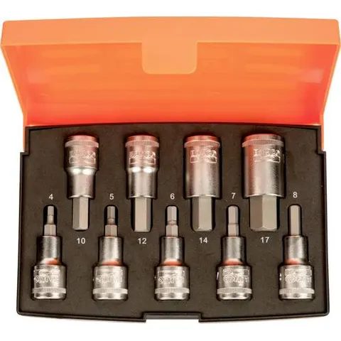 Bahco S9HEX Schroevendraaierdop 9-delig – afbeelding 1