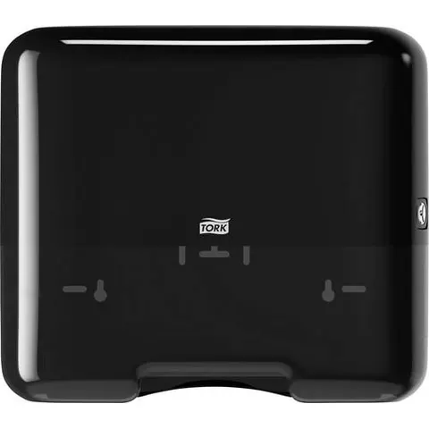 TORK Mini Falthandtuch-Spender ELEVATION, Kunststoff,schwarz – Bild 1