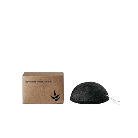 Banbu Konjac Lichaamsspons - Zwart – afbeelding 1