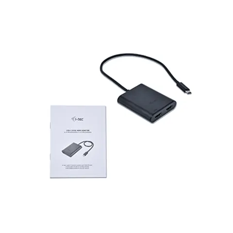 i-Tec USB C Dual HDMI 4K adapter – afbeelding 1