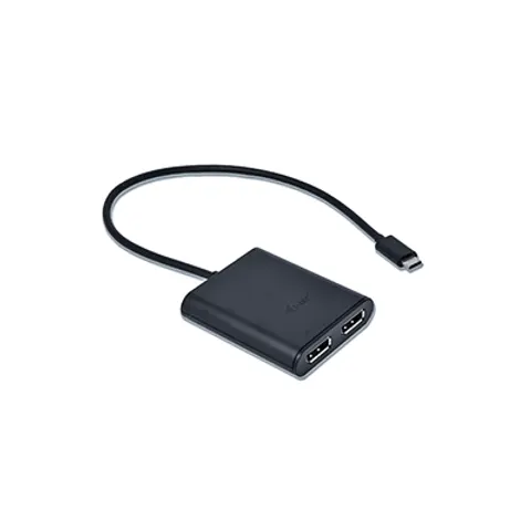 I-tec Adapter 2 Dual Display Port Dp Usb-c 4K – zdjęcie 1