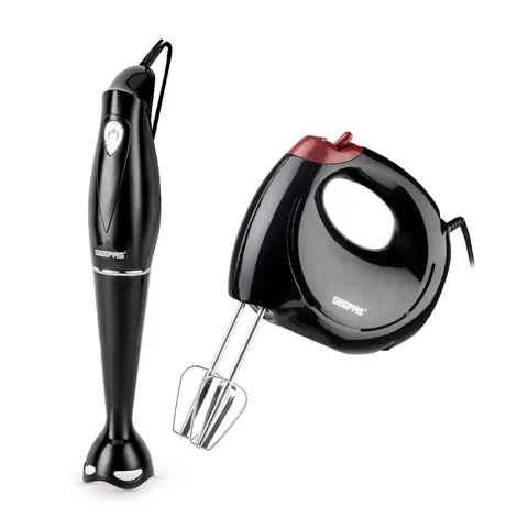 Hand Mixer & Hand Blender Whisk Handheld Black Bundle – image 1