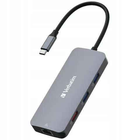 VERBATIM 32152 - Docking station, USB-C, 9 ports – image 1