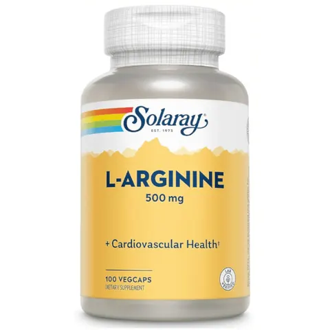 Solaray l-arginine 500mg. 100cap. – imagen 1