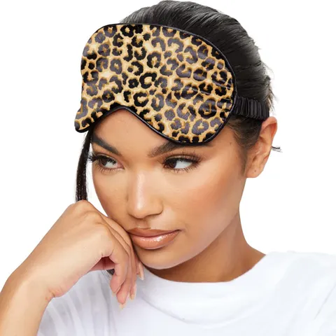 SMUG Satin Sleep Mask - Leopard Print – image 1